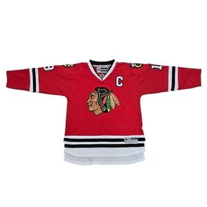 Youth Chicago Blackhawks Jonathan Toews #19 Jersey – Size L/XL (Reebok)